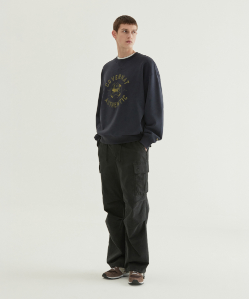 COVERNAT(カバーナット)の「ワイドコットンパラシュートパンツブラック(スウェットパンツ・メンズ・その他・SMALL/MEDIUM/LARGE/X-LARGE/XX-LARGE/X-SMALL)」の11枚目の写真