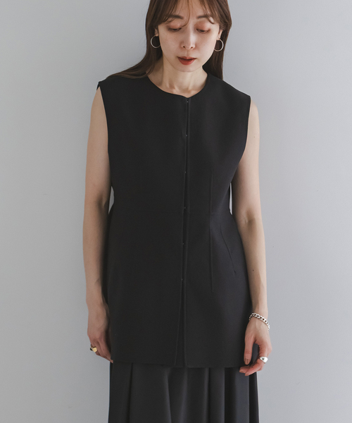 Noble（ノーブル）の「ELENI/エルニ スプリングリバージレブラウス（ベスト・レディース・ブラック・FREE）」の19枚目の写真