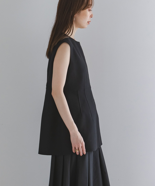 Noble（ノーブル）の「ELENI/エルニ スプリングリバージレブラウス（ベスト・レディース・ブラック・FREE）」の11枚目の写真