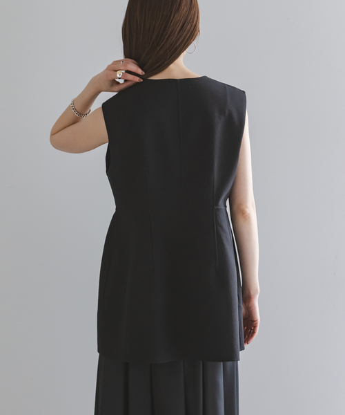 Noble（ノーブル）の「ELENI/エルニ スプリングリバージレブラウス（ベスト・レディース・ブラック・FREE）」の12枚目の写真