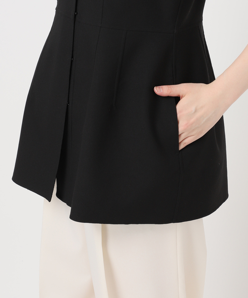 Noble（ノーブル）の「ELENI/エルニ スプリングリバージレブラウス（ベスト・レディース・ブラック・FREE）」の9枚目の写真