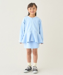 Lycee mine | 【スクール対応】【パフスウェット】ペプラムフルジップアップ(パーカー)