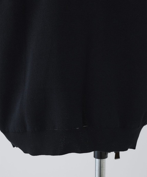 RIM.ARK(リムアーク)の「【RIM.ARK/リムアーク】Side open oversized knit PO/サイドオープンオーバーサイズニットプルオーバー(ニット/セーター・レディース・ブラック/グレー・FREE)」の22枚目の写真