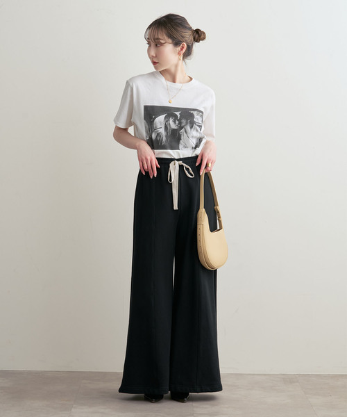 Couture d'adam(クチュールドアダム)の「COUTURE D'ADAM/クチュールドアダム T-shirt/Jane&Serge in Taxi(Tシャツ/カットソー・レディース・ホワイト/ブラック・38)」の12枚目の写真