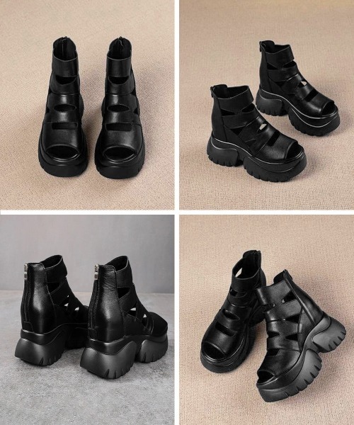 Miniministore(ミニミニストア)の「グラディエーター サンダル 厚底サンダル(サンダル・レディース・ブラック・23.0cm/22.5cm/24.5cm/24.0cm/23.5cm)」の15枚目の写真