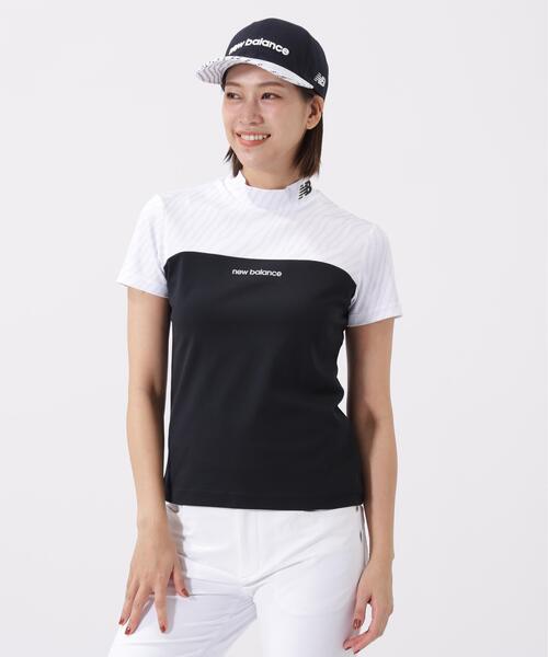 New Balance Golf(ニューバランスゴルフ)の「半袖 モックネック プルオーバー (MENS)(Tシャツ/カットソー・レディース・ブラック/イエロー/ホワイト・MEDIUM/LARGE/SMALL)」の2枚目の写真