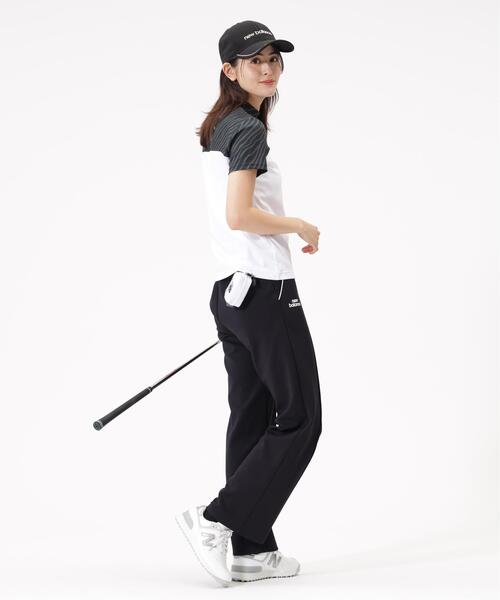 New Balance Golf(ニューバランスゴルフ)の「半袖 モックネック プルオーバー (MENS)(Tシャツ/カットソー・レディース・ブラック/イエロー/ホワイト・MEDIUM/LARGE/SMALL)」の6枚目の写真