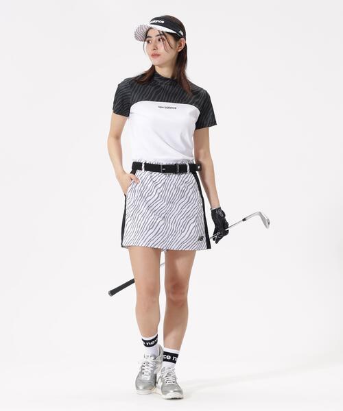 New Balance Golf(ニューバランスゴルフ)の「半袖 モックネック プルオーバー (MENS)(Tシャツ/カットソー・レディース・ブラック/イエロー/ホワイト・MEDIUM/LARGE/SMALL)」の9枚目の写真