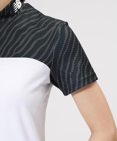 New Balance Golf(ニューバランスゴルフ)の「半袖 モックネック プルオーバー (MENS)(Tシャツ/カットソー・レディース・ブラック/イエロー/ホワイト・MEDIUM/LARGE/SMALL)」の14枚目の写真