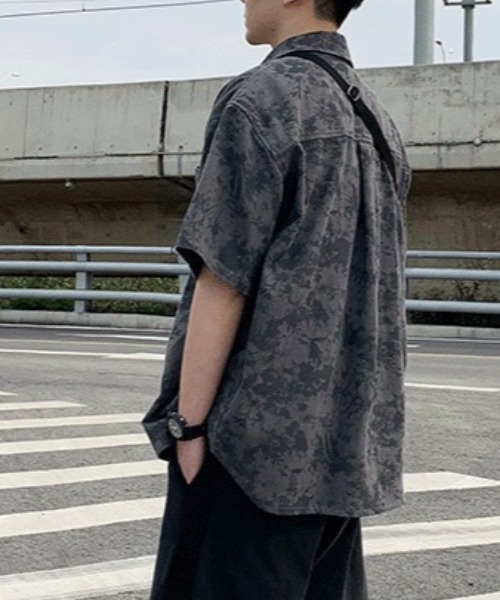 link lot(リンクロット)の「ヴィンテージライク・総柄ドロップショルダーシャツ(シャツ/ブラウス・メンズ・その他・L/M)」の5枚目の写真