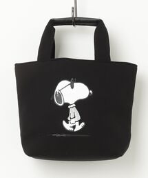 1piu1uguale3 RELAX（ウノピュウノウグァーレトレリラックス）の「【1PIU1UGUALE3 RELAX】スヌーピーコラボランチバッグ（トートバッグ）」