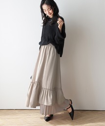 アシンメトリーデザインスカート