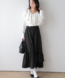 アシンメトリーデザインスカート