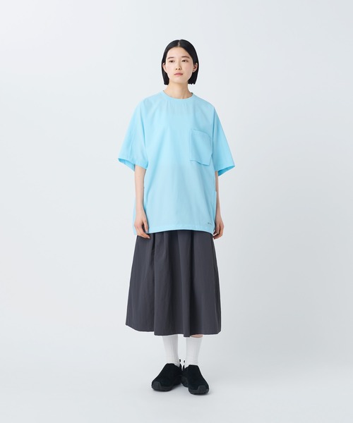 Snow Peak（スノーピーク）の「Snow Peak / Nylon Washer Skirt ナイロンワッシャースカート（スカート・レディース・グレイッシュベージュ/チャコール・3/2/1）」の4枚目の写真