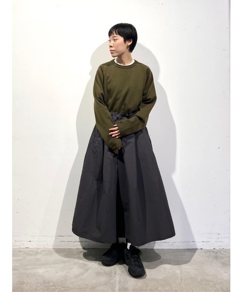 Snow Peak(スノーピーク)の「Snow Peak / Nylon Washer Skirt ナイロンワッシャースカート(スカート・レディース・グレイッシュベージュ/チャコール・3/2/1)」の15枚目の写真