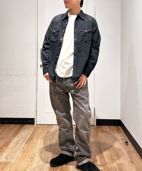 Levi's(リーバイス)の「Levi's ウェスタンシャツ(シャツ/ブラウス・メンズ・ブラック・L/M/S)」の3枚目の写真