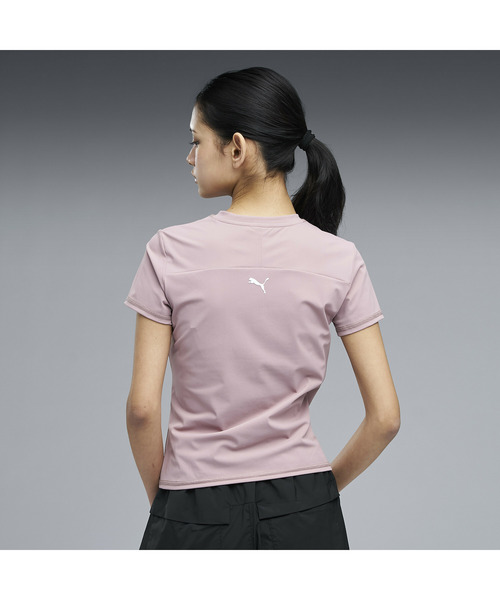 PUMA（プーマ）の「PUMA プーマ ウィメンズ DARE TO スリム ハーフジップ ラップ ニット グラフィ（Tシャツ/カットソー・レディース・プラム/ブラック/ブラウン系その他5・LARGE/MEDIUM/X-LARGE/SMALL）」の4枚目の写真