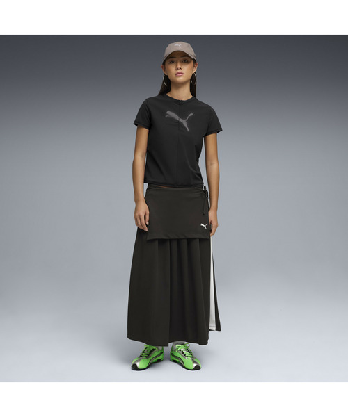 PUMA（プーマ）の「PUMA プーマ ウィメンズ DARE TO スリム ハーフジップ ラップ ニット グラフィ（Tシャツ/カットソー・レディース・プラム/ブラック/ブラウン系その他5・LARGE/MEDIUM/X-LARGE/SMALL）」の17枚目の写真