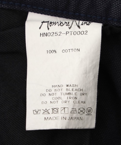 Hombre Nino（オンブレニーニョ）の「HOMBRENINO CANVAS PANTS HN0252-PT0002（その他パンツ・メンズ・ネイビー/ブラウン・L/M）」の11枚目の写真