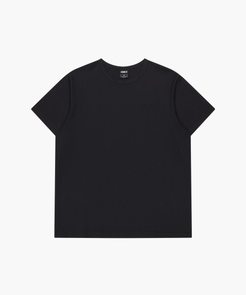 HDEX（エイチデックス）の「ファインモーションワッフルショートスリーブ (ブラック)（Tシャツ/カットソー・レディース・ブラック・MEDIUM/LARGE/X-LARGE/2XL）」の2枚目の写真