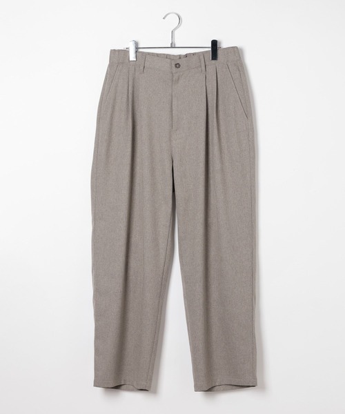 BAYFLOW（ベイフロー）の「ワイドイージースラックス（スラックス・メンズ・ベージュ/ネイビー・LARGE/MEDIUM）」の9枚目の写真