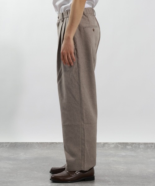 BAYFLOW（ベイフロー）の「ワイドイージースラックス（スラックス・メンズ・ベージュ/ネイビー・LARGE/MEDIUM）」の19枚目の写真