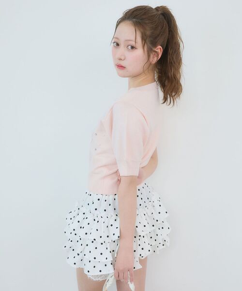 MAJESTIC LEGON（マジェスティックレゴン）の「リボン×キラキラうさぎニット（ニット/セーター・レディース・アイボリー/グレー/ピンク・MEDIUM）」の19枚目の写真