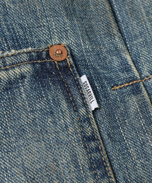 SUGARHILL(シュガーヒル)の「DISTRESSED MODERN DENIM JACKET(デニムジャケット・メンズ・ブルー系その他・1/2)」の5枚目の写真