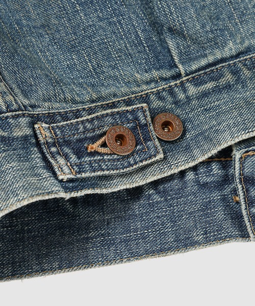 SUGARHILL(シュガーヒル)の「DISTRESSED MODERN DENIM JACKET(デニムジャケット・メンズ・ブルー系その他・1/2)」の6枚目の写真