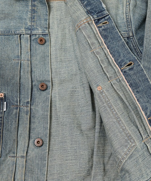SUGARHILL(シュガーヒル)の「DISTRESSED MODERN DENIM JACKET(デニムジャケット・メンズ・ブルー系その他・1/2)」の7枚目の写真