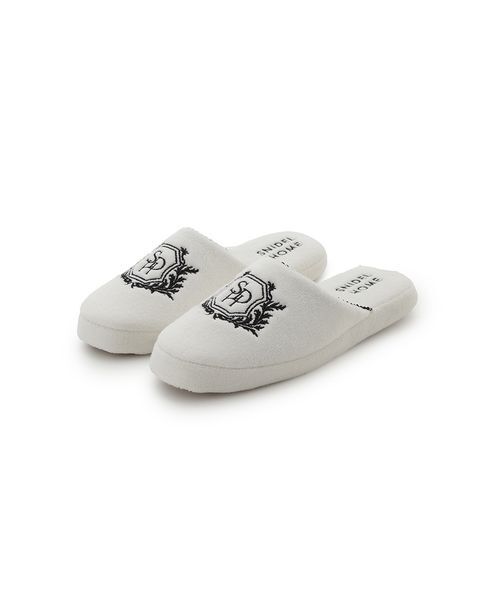 SNIDEL HOME(スナイデルホーム)の「【sorbet light】エンブレムパイルルームシューズ(ルームシューズ/スリッパ・レディース・アイボリー/ピンク/ミント/モカ・F)」の2枚目の写真