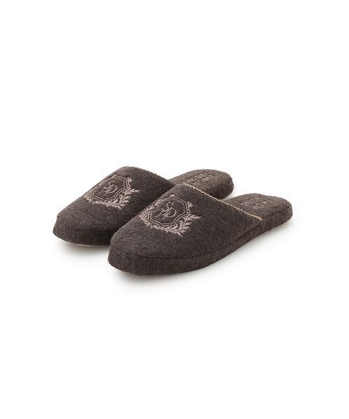 SNIDEL HOME(スナイデルホーム)の「【sorbet light】エンブレムパイルルームシューズ(ルームシューズ/スリッパ・レディース・アイボリー/ピンク/ミント/モカ・F)」の3枚目の写真