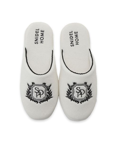 SNIDEL HOME(スナイデルホーム)の「【sorbet light】エンブレムパイルルームシューズ(ルームシューズ/スリッパ・レディース・アイボリー/ピンク/ミント/モカ・F)」の11枚目の写真