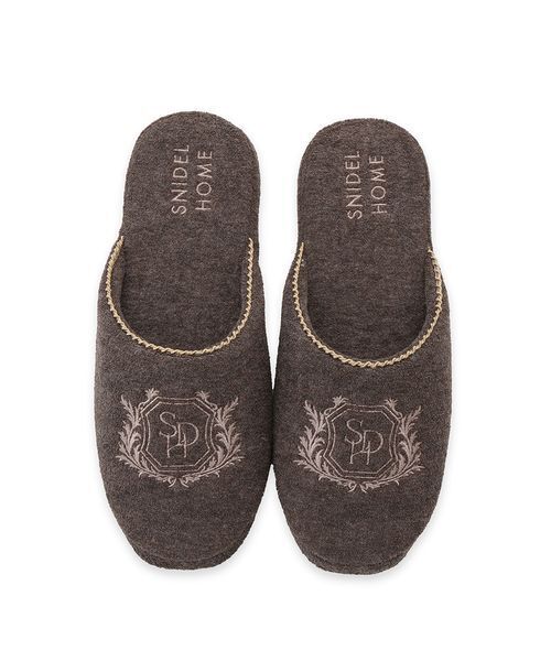 SNIDEL HOME(スナイデルホーム)の「【sorbet light】エンブレムパイルルームシューズ(ルームシューズ/スリッパ・レディース・アイボリー/ピンク/ミント/モカ・F)」の13枚目の写真