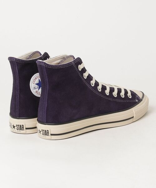 schott（ショット）の「CONVERSE/コンバース/SUEDE ALL STAR J HI/スエード オールスター ハイカット（スニーカー・メンズ・パープル・8/9.5/10.5/8.5/9/7.5）」の2枚目の写真