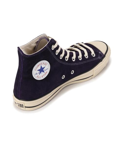 Schott(ショット)の「CONVERSE/コンバース/SUEDE ALL STAR J HI/スエード オールスター ハイカット(スニーカー・メンズ・パープル・8/9.5/10.5/8.5/9/7.5)」の7枚目の写真