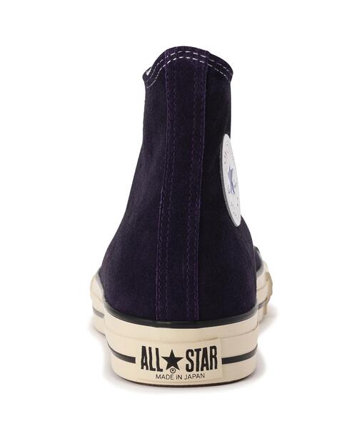 Schott(ショット)の「CONVERSE/コンバース/SUEDE ALL STAR J HI/スエード オールスター ハイカット(スニーカー・メンズ・パープル・8/9.5/10.5/8.5/9/7.5)」の4枚目の写真