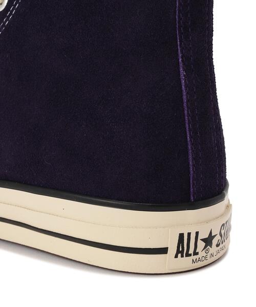 Schott(ショット)の「CONVERSE/コンバース/SUEDE ALL STAR J HI/スエード オールスター ハイカット(スニーカー・メンズ・パープル・8/9.5/10.5/8.5/9/7.5)」の3枚目の写真