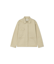 WASHED COTTON JACKET (Beige)
