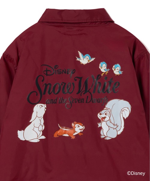 NON TOKYO(ノントーキョー)の「Disney 『Snow White』 NON TOKYO PRINT COACH JACKET(ANIMALS)(ブルゾン・レディース・ブラック/ワインレッド・1/2)」の11枚目の写真