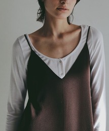 ZOZO限定カラー】センターピンタックシアーロンTee（Tシャツ
