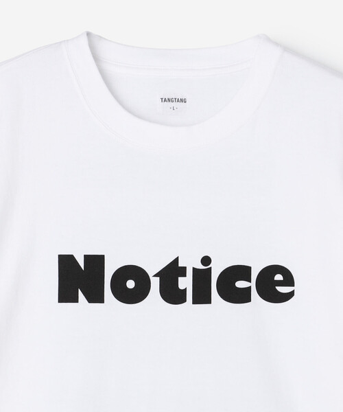TANGTANG(タンタン)の「TANGTANG | 半袖Tシャツ AIN’T NOTICE MEN(Tシャツ/カットソー・メンズ・ホワイト・M/XL/L)」の9枚目の写真