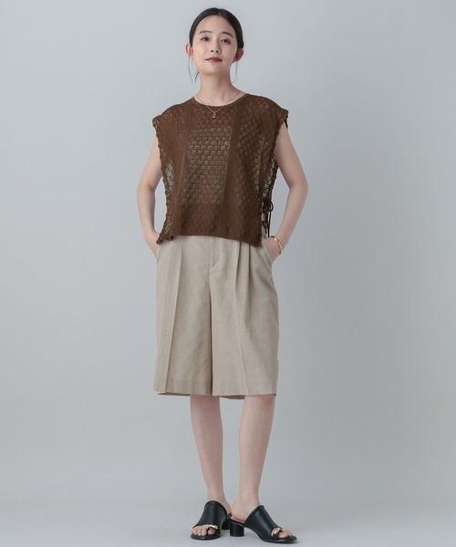 GLOBAL WORK(グローバルワーク)の「MATINEE LINE/透かし編みリボンベスト/646678(ベスト・レディース・ブラック/ブラウン/ホワイト系その他・LARGE/MEDIUM)」の16枚目の写真