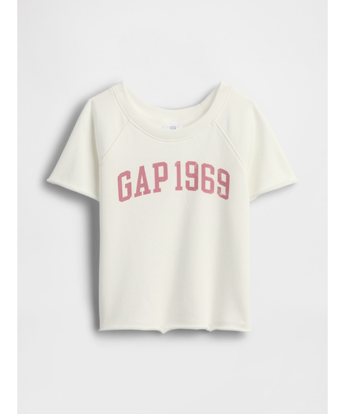 GAP（ギャップ）の「babyGap フレンチテリー 半袖 スウェットシャツ（スウェット・キッズ・イエロー/ピンク/ブラック/オフホワイト・70cm/80ｃｍ/90cm/100cm/110cm/95cm/105cm）」の2枚目の写真