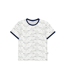スタラインリンガー半袖Tシャツグレー
