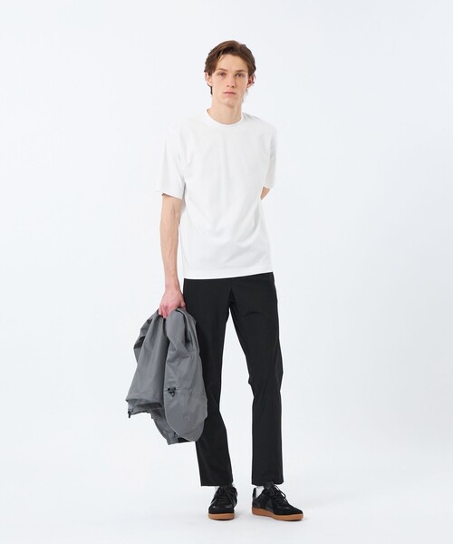 MACKINTOSH PHILOSOPHY(マッキントッシュ フィロソフィー)の「クルーネックTシャツ リンクスチェック(Tシャツ/カットソー・メンズ・チャコールグレー/グリーン系その他7/ホワイト/ネイビー・38/40)」の5枚目の写真