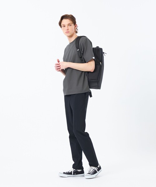 MACKINTOSH PHILOSOPHY(マッキントッシュ フィロソフィー)の「クルーネックTシャツ リンクスチェック(Tシャツ/カットソー・メンズ・チャコールグレー/グリーン系その他7/ホワイト/ネイビー・38/40)」の6枚目の写真
