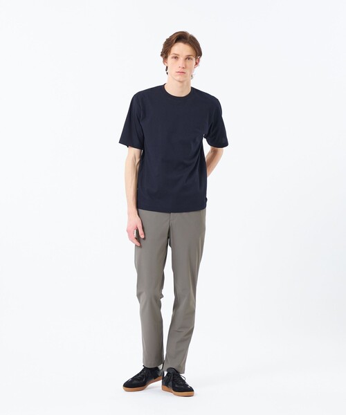 MACKINTOSH PHILOSOPHY(マッキントッシュ フィロソフィー)の「クルーネックTシャツ リンクスチェック(Tシャツ/カットソー・メンズ・チャコールグレー/グリーン系その他7/ホワイト/ネイビー・38/40)」の7枚目の写真