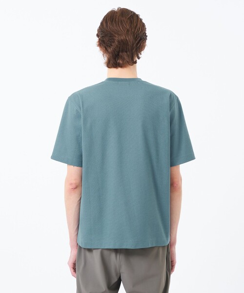 MACKINTOSH PHILOSOPHY(マッキントッシュ フィロソフィー)の「クルーネックTシャツ リンクスチェック(Tシャツ/カットソー・メンズ・チャコールグレー/グリーン系その他7/ホワイト/ネイビー・38/40)」の11枚目の写真