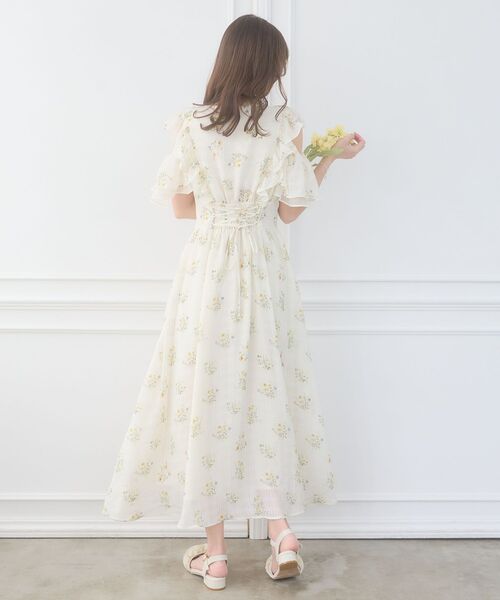 MAJESTIC LEGON（マジェスティックレゴン）の「バックレースアップマルチwayワンピ（ワンピース・レディース・ホワイト系その他2/グリーン系その他/ピンク系その他2・MEDIUM/SMALL）」の5枚目の写真